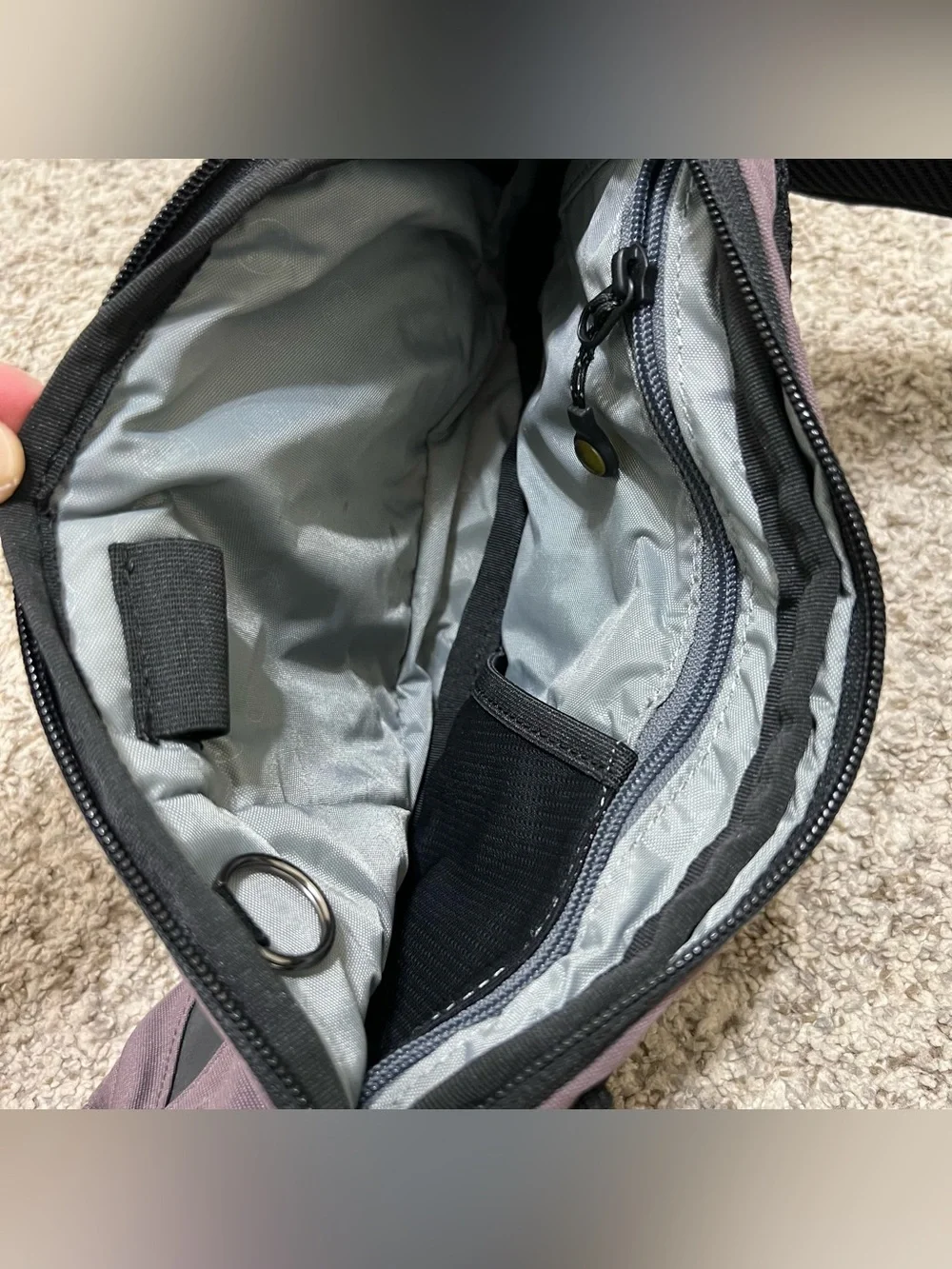 Pacsafe Venturesafe 150 PA028 Anti-Theft Sling Crossbody Pack in Light Purple